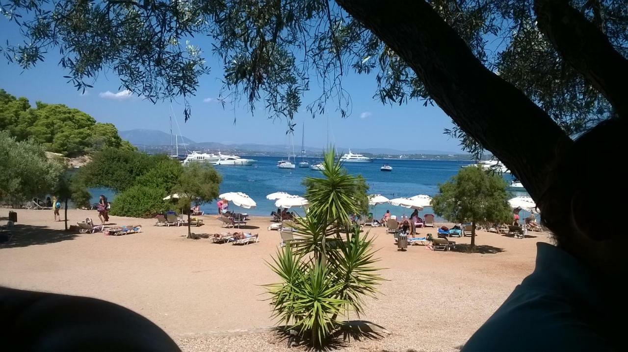 Iliana'S Seaside Maisonette Spetses Town Bagian luar foto